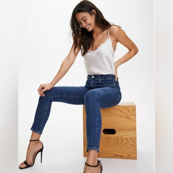 Citizens Of Humanity Denim - Citizens of Humanity Blue Rocket High Rise Skinny Jeans Sz 26